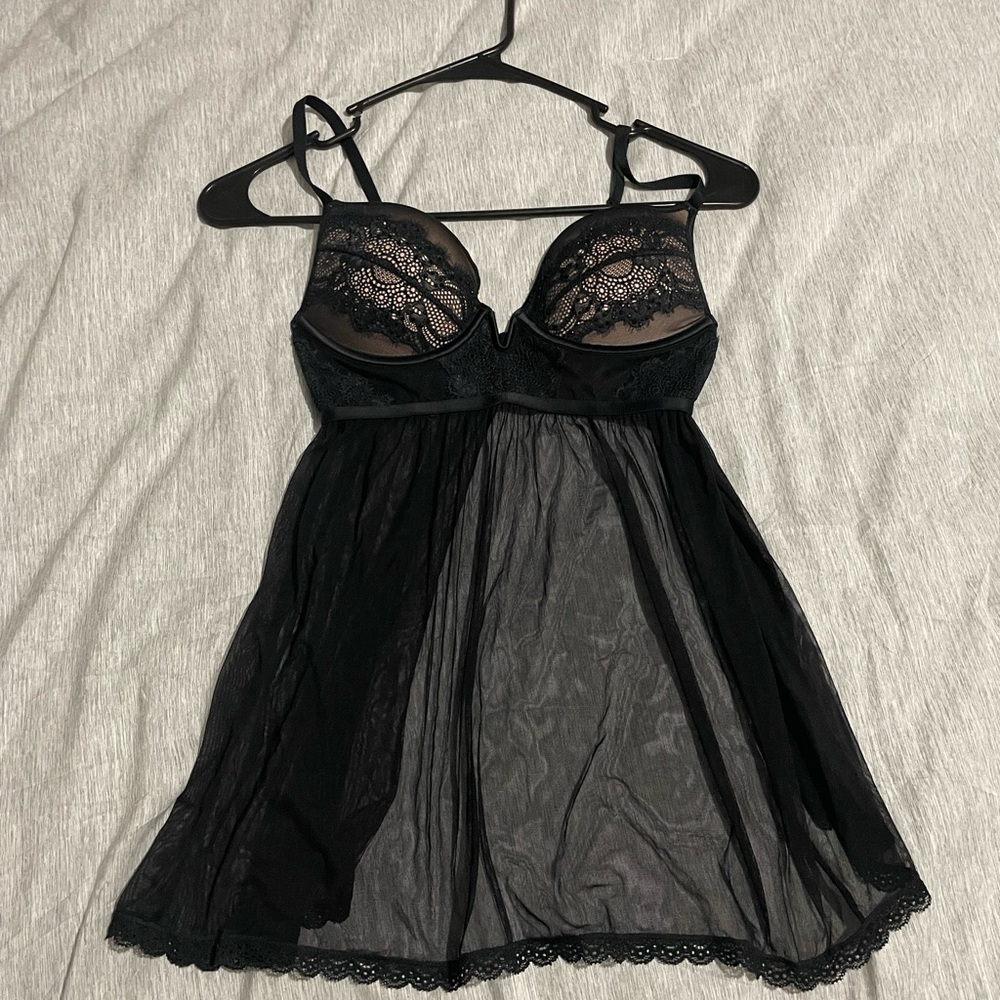 Mesh see through lingerie top!